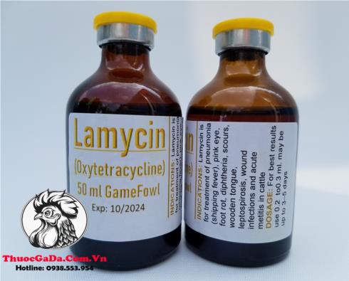 Thuốc LAMYCIN Đặc Trị Bệnh Do Vi Khuẩn Có Hại Gây Ra - Lọ 50ml