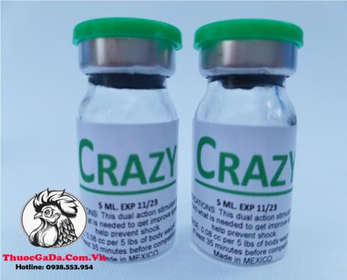 Thuốc Gà Đá CRAZY Hăng Máu Như Điên Đảm Bảo Chất Lượng - Chai 5ml